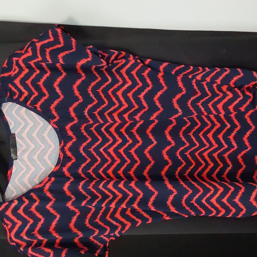 Vibrant Zigzag Women's Blouse